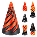 Impossible Pyramid Passthrough Sculpture 3D Printed Spiral Cone Toy Spiral Cone Fidget Toy Pass Through Pyramid Fidget Toy Stress Relief Desk Toy Pyramid Model Relax Anxiety Toy for Children Adult